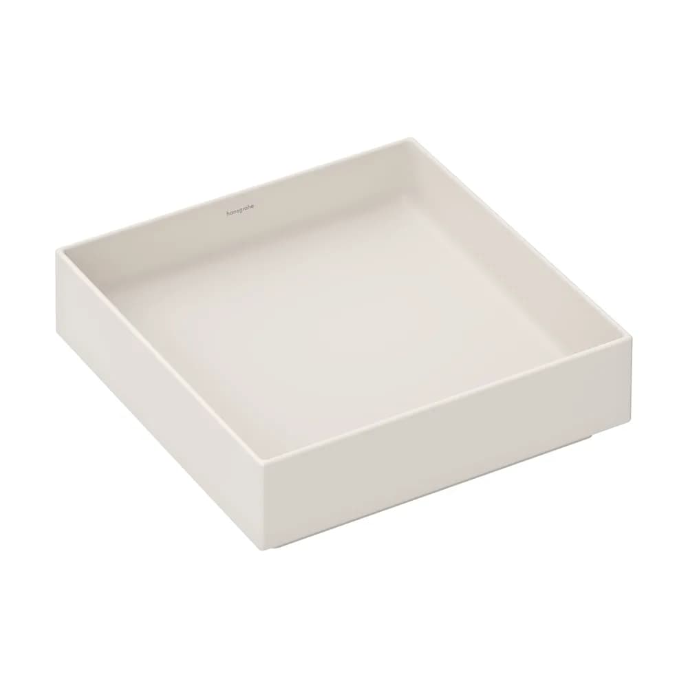 Hansgrohe Xuniva Evo E 40x40 cm Kum Mat Bej Batarya Deliksiz Taşmasız Çanak Lavabo - 60324780