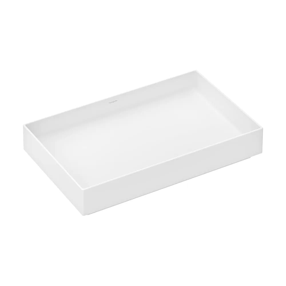 Hansgrohe Xuniva Evo E 65x40 cm Mat Beyaz Batarya Deliksiz Taşmasız Çanak Lavabo - 60326700