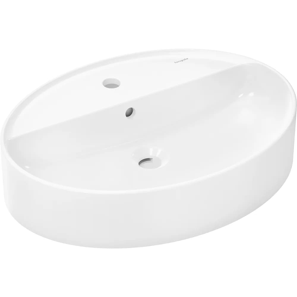 Hansgrohe Xuniva D 60x45 cm SmartClean Batarya Delikli Taşmalı Çanak Lavabo - 61078450