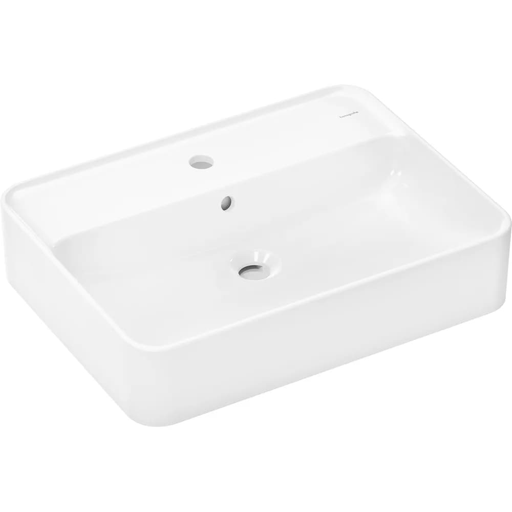 Hansgrohe Xuniva Q 60x45 cm SmartClean Batarya Delikli Taşmalı Çanak Lavabo - 61082450