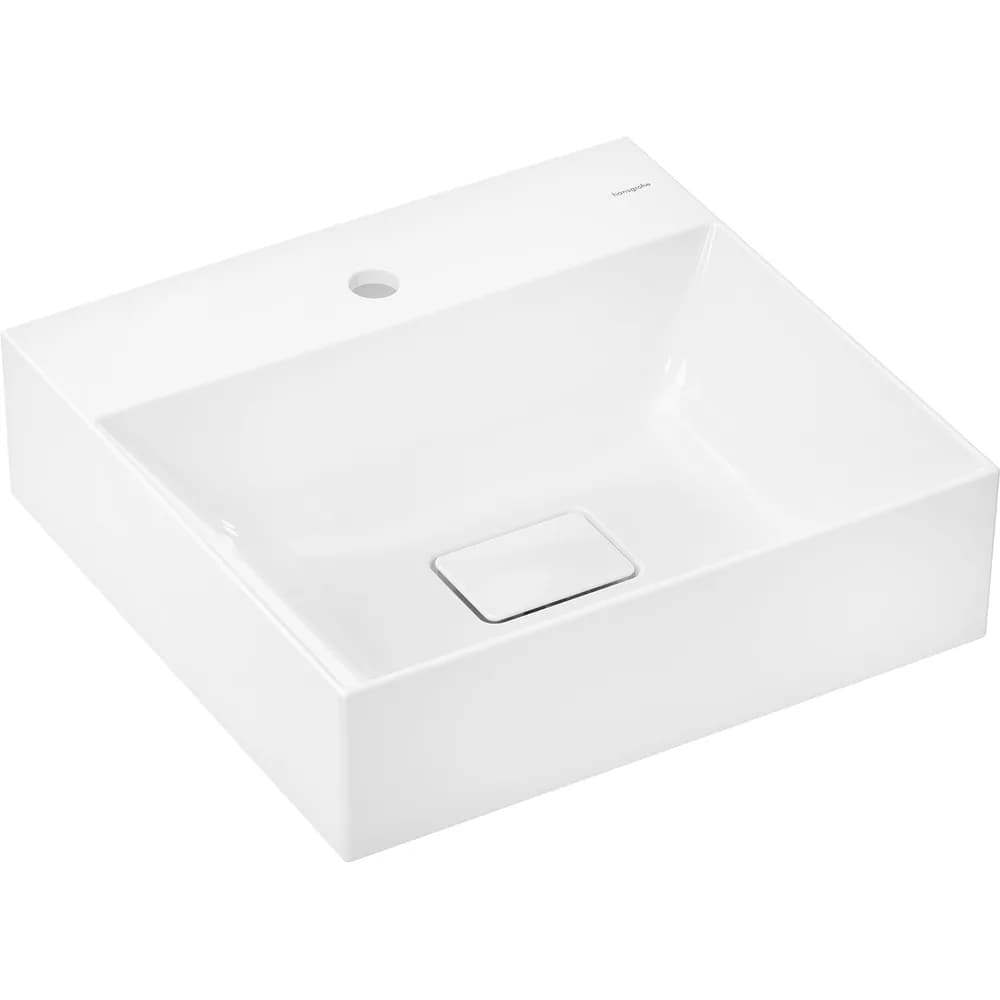 Hansgrohe Xevolos E 50x48 cm SmartClean Batarya Delikli Taşmasız Tezgah Üstü Lavabo - 61090450