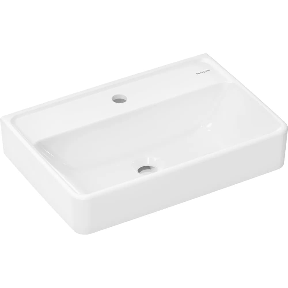 Hansgrohe Xanuia Q 55x37 cm Compact SmartClean Batarya Delikli Taşmasız Lavabo - 61122450