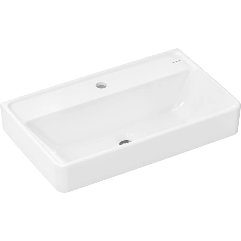 Hansgrohe Xanuia Q 65x39 cm Compact SmartClean Batarya Delikli Taşmasız Lavabo - 61130450