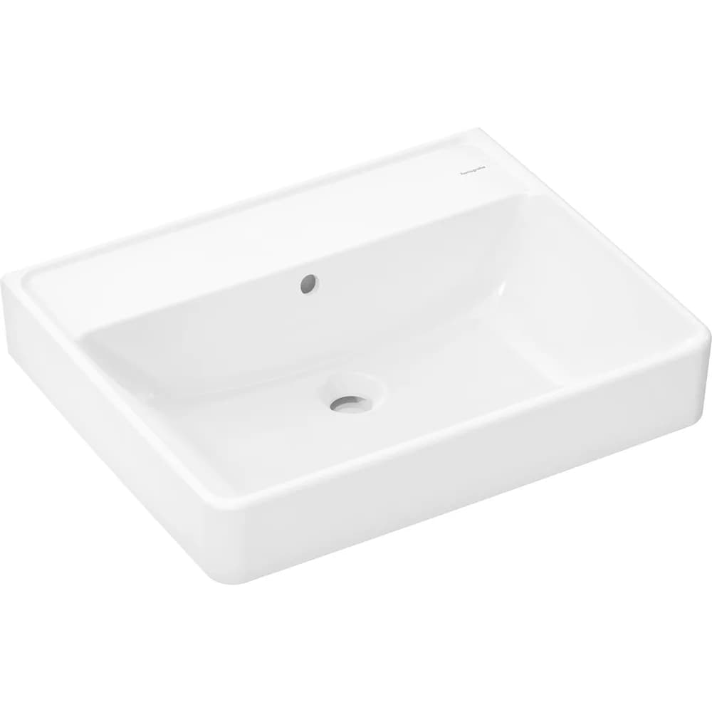 Hansgrohe Xanuia Q 60x48 cm SmartClean Batarya Deliksiz Taşmalı Lavabo - 61149450