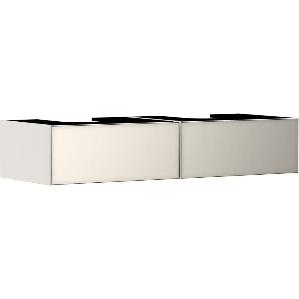 Hansgrohe Xevolos E 137 cm Kum Mat Bej Metalik Kum Bej 2 Çekmeceli Çift Kesitli Konsol Altı Lavabo Dolabı - 54317790