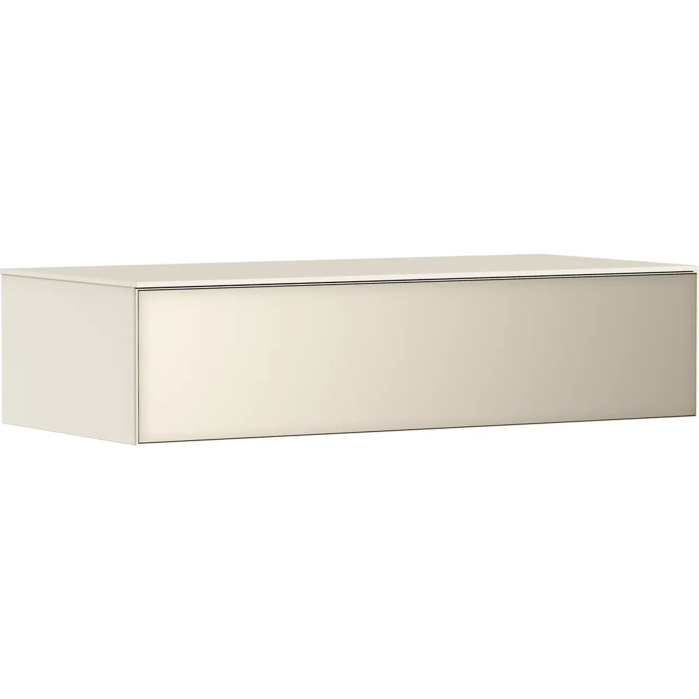 Hansgrohe Xevolos E 118 cm Kum Mat Bej Metalik Kum Bej Tek Çekmeceli Yan Dolap - 54326790