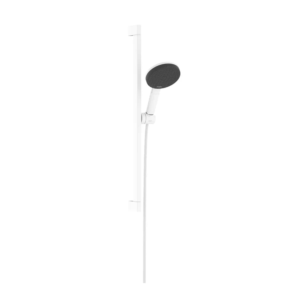 Hansgrohe Raindance Alive Select S 125 3 Fonksiyonlu EcoSmart Unica 65 cm Mat Beyaz Sürgülü El Duş Seti - 24600700