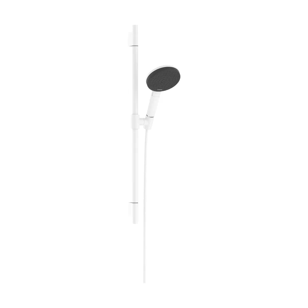 Hansgrohe Raindance Alive Select S 125 3 Fonksiyonlu EcoSmart Unica Puro S 65 cm Mat Beyaz Sürgülü El Duş Seti - 24602700