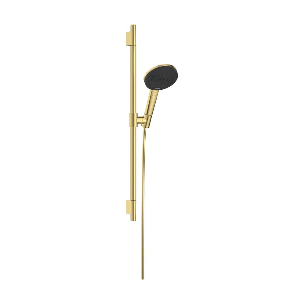 Hansgrohe Raindance Alive Select S 125 3 Fonksiyonlu EcoSmart Unica Puro S 65 cm Parlak Altın Sürgülü El Duş Seti - 24602990