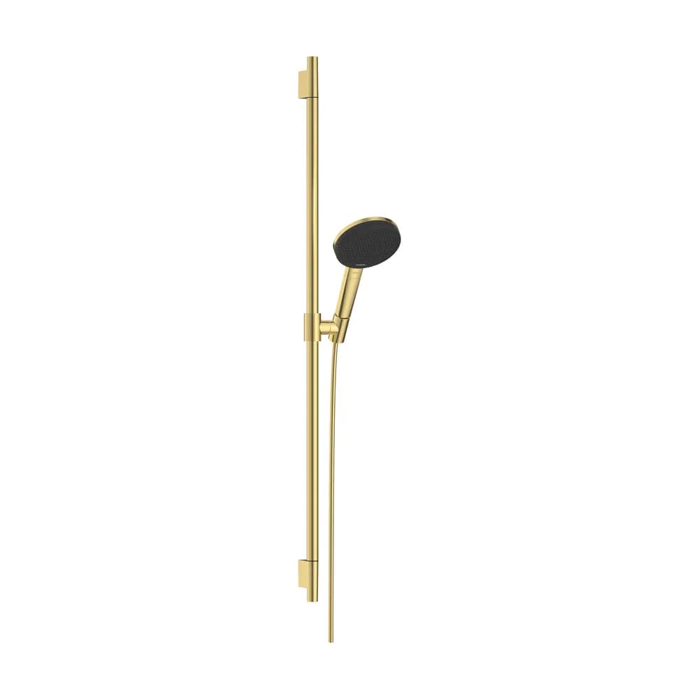 Hansgrohe Raindance Alive Select S 125 3 Fonksiyonlu EcoSmart Unica Puro S 90 cm Parlak Altın Sürgülü El Duş Seti - 24603990