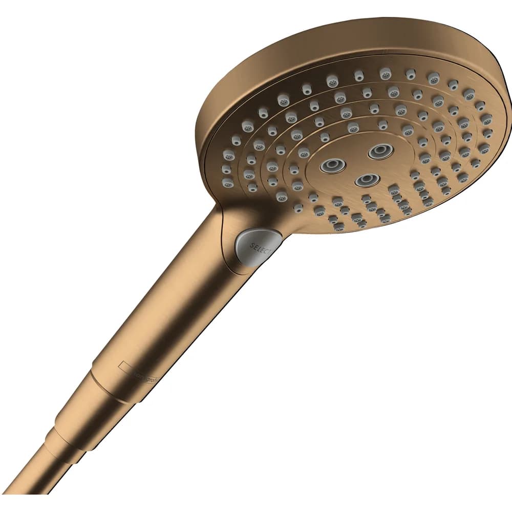 Hansgrohe Raindance Select S 125 3 Fonksiyonlu EcoSmart Mat Bronz El Duşu - 26515140