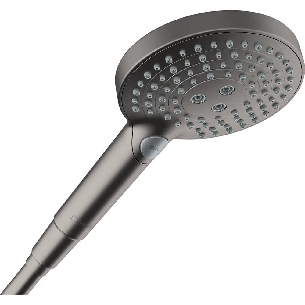 Hansgrohe Raindance Select S 125 3 Fonksiyonlu EcoSmart Mat Siyah-Krom El Duşu - 26515340