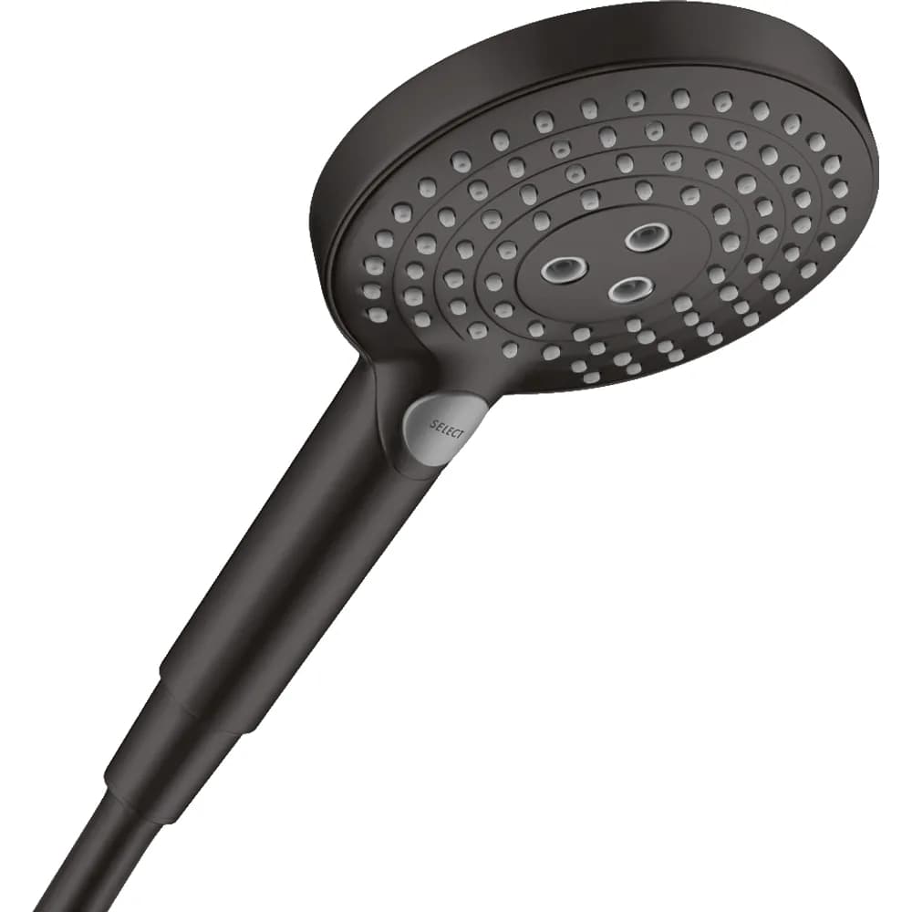 Hansgrohe Raindance Select S 125 3 Fonksiyonlu EcoSmart+ Mat Siyah El Duşu - 26516670