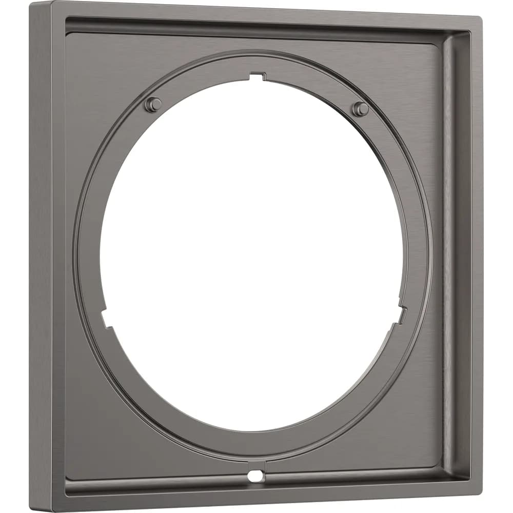 Hansgrohe ShowerSelect Comfort E 5 mm Mat Siyah-Krom Ankastre Uzatma Parçası - 13612340