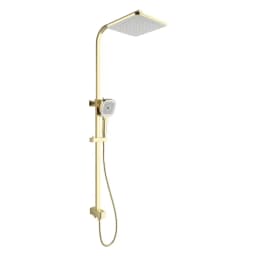 Kale Rain Square Push Buton Altın Kare Duş Barı - 410200505505 görsel 1