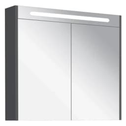 Kale Idea 2.0 80 Cm Parlak Antrasit LED Aydınlatmalı Ayna Dolabı - 310300102071 görsel 1