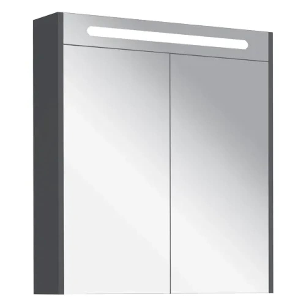 Kale Idea 2.0 65 Cm Parlak Antrasit LED Aydınlatmalı Ayna Dolabı - 310300102067