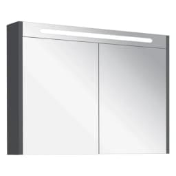 Kale Idea 2.0 100 Cm Parlak Antrasit LED Aydınlatmalı Ayna Dolabı - 310300102075 görsel 1