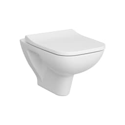 Vitra S20 SmoothFlush 52 cm Taharet Borulu Beyaz Asma Klozet görsel 1