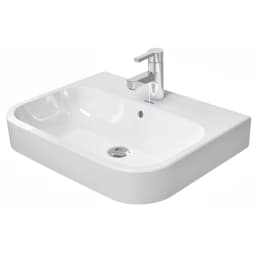 Duravit Happy D.2 Plus 60 Cm Beyaz Parlak Çanak Lavabo görsel 1