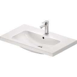 Duravit D-Code 80 Cm Beyaz Parlak Lavabo görsel 1