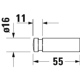 Duravit D-Code Havlu Askısı 0099041000 görsel 2