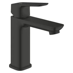 Grohe Cubeo Siyah M Lavabo Bataryası Düz Gövde görsel 1