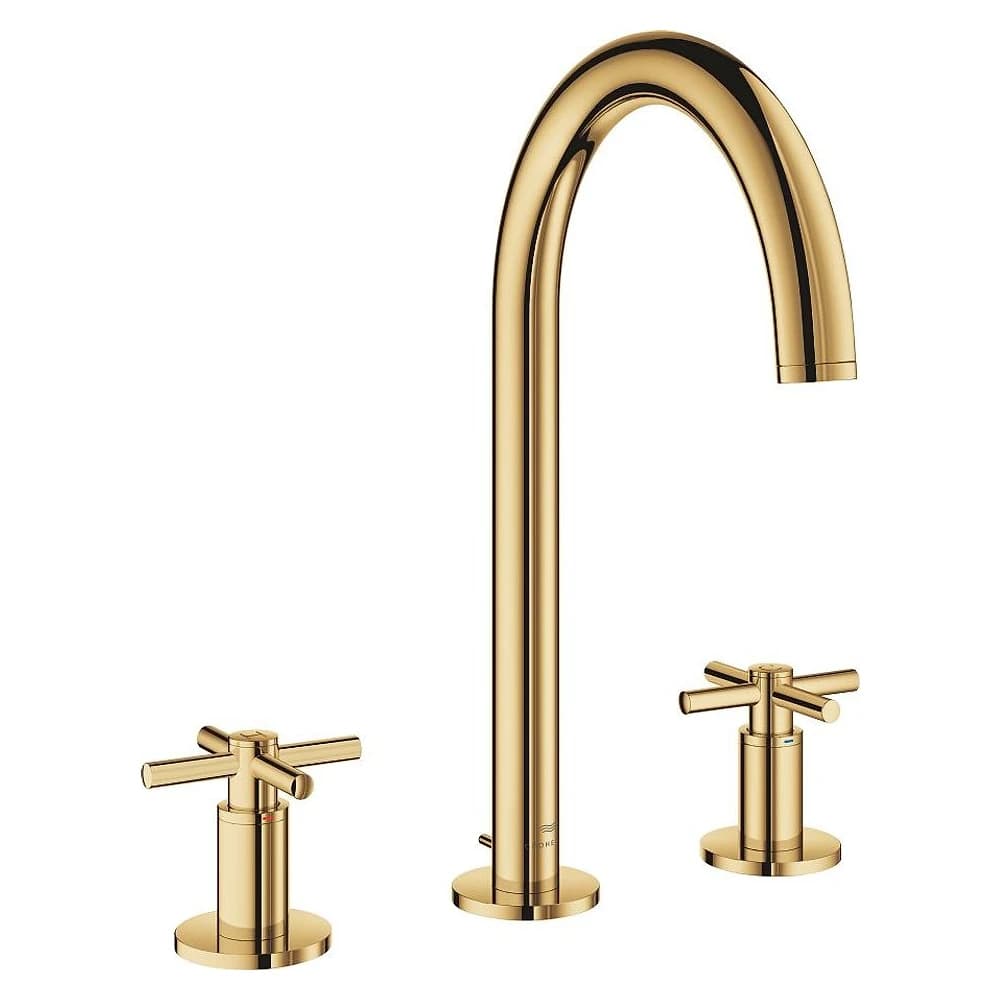Grohe Atrio New Classic Altın 3 Delikli L Lavabo Bataryası 20643GL0