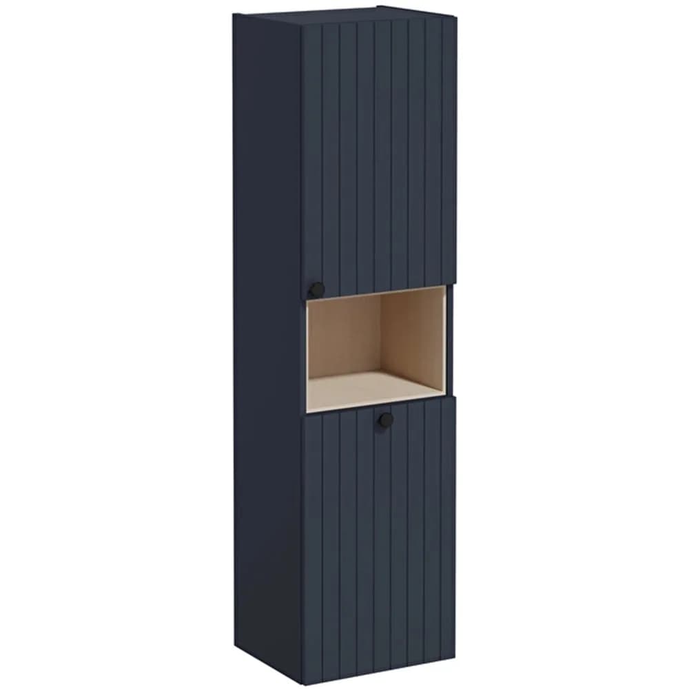 Vitra Root Groove 40 Cm Sepetli Mat Lacivert Boy Dolabı