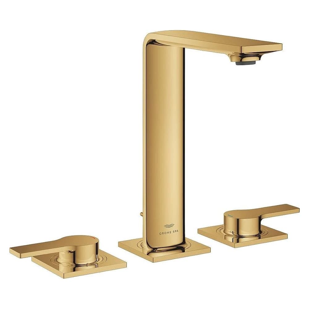 Grohe Allure New Altın 3 Delikli M Lavabo Bataryası 20188GL1