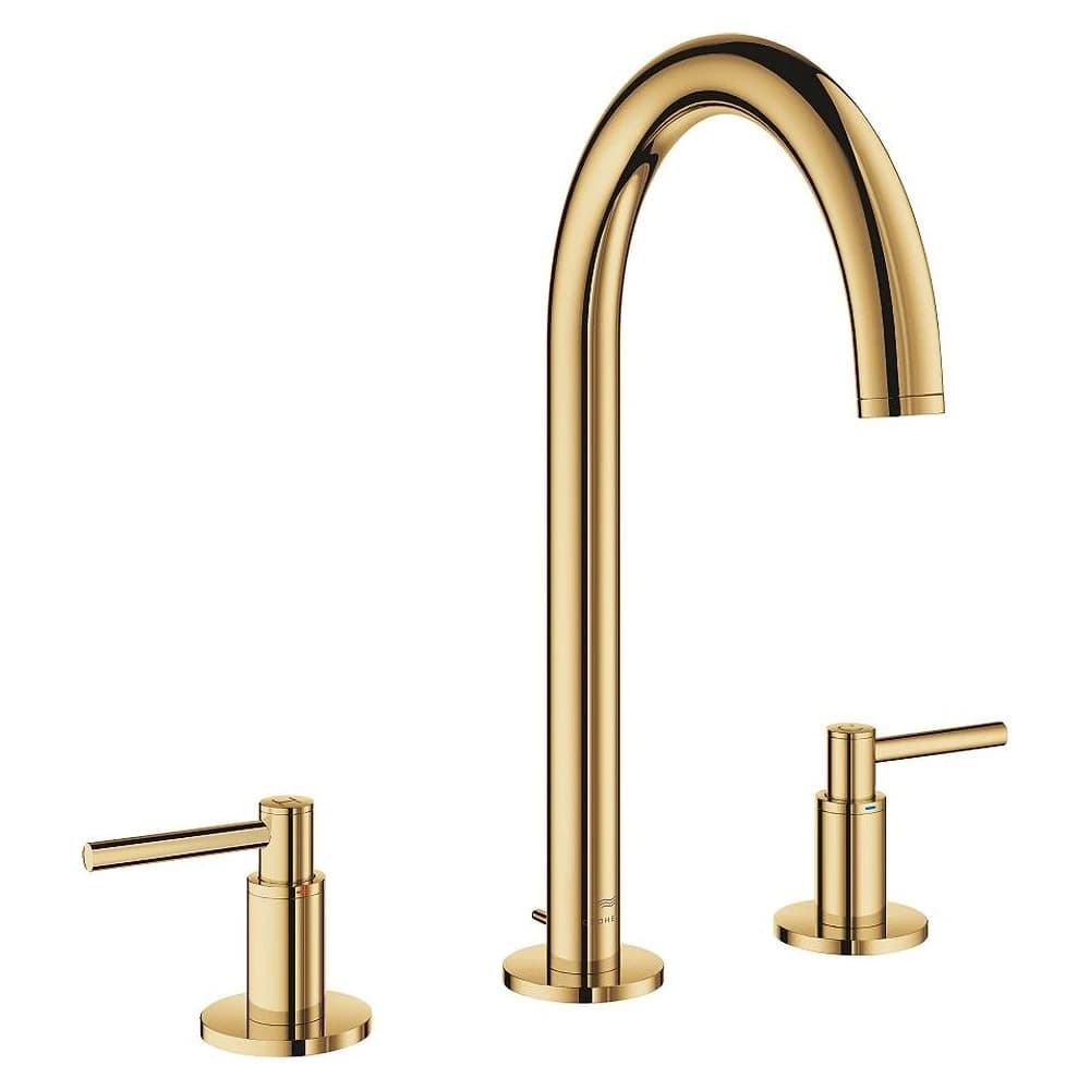 Grohe Atrio New Classic Altın 3 Delikli L Lavabo Bataryası 20649GL0