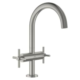 Grohe Atrio New Classic Paslanmaz Çelik L Lavabo Bataryası 1/2" görsel 1
