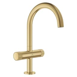 Grohe Atrio Private Collection Knob L Lavabo Bataryası Altın 1/2" görsel 1