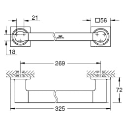 Grohe Allure New Krom Tutamak görsel 2
