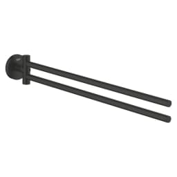 Grohe Essentials New Siyah İkili Havluluk görsel 1