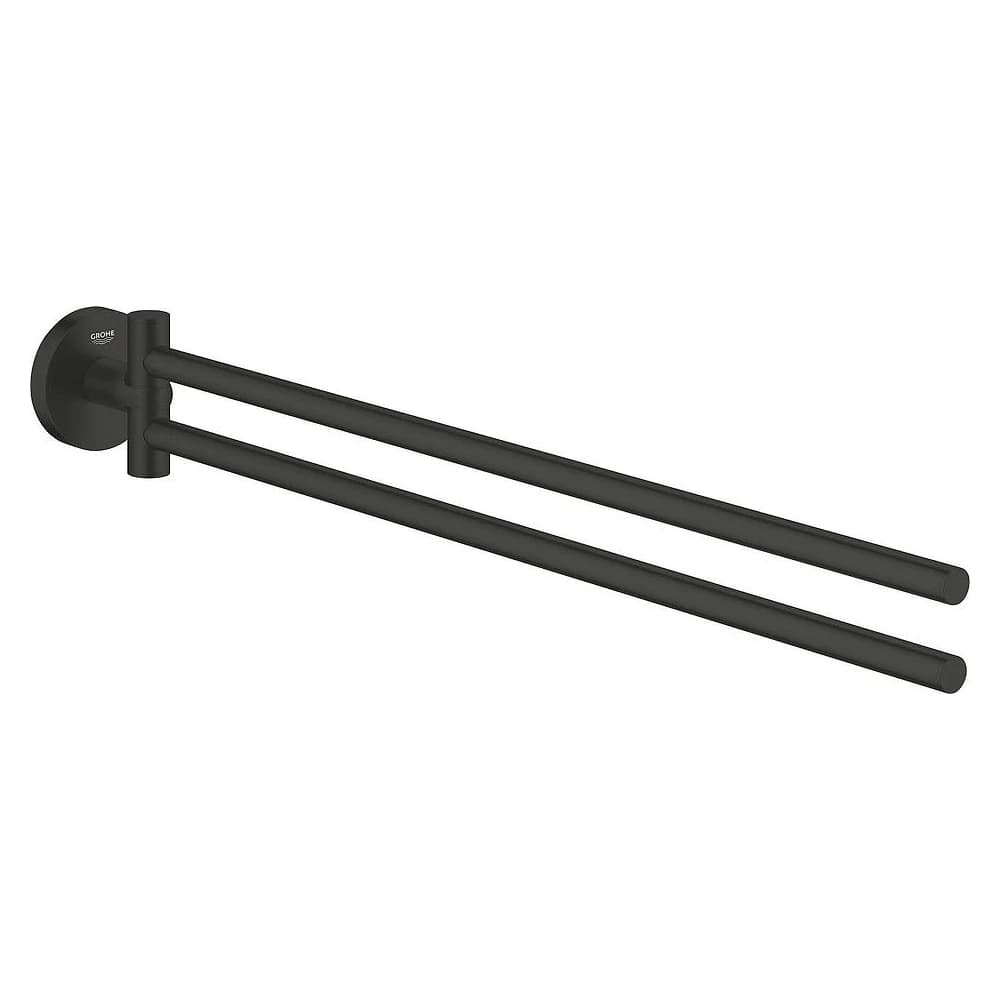 Grohe Essentials New Siyah İkili Havluluk