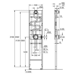 Grohe Rapido Shower Çift Çıkışlı Sıva Altı Montaj Elemanı görsel 2