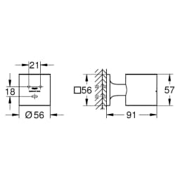 Grohe Allure New Bardaklık görsel 2