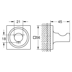 Grohe Allure New Altın Bornoz Askısı görsel 2