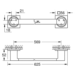 Grohe Allure New Havlu Barı görsel 2
