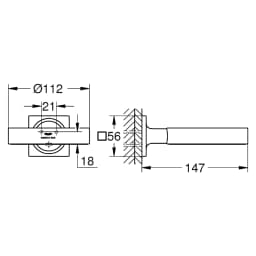 Grohe Allure New Bardaklık 40963DC1 görsel 2