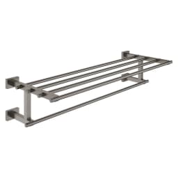 Grohe Essentials Cube New Antrasit Fırçalanmış Havluluk görsel 1