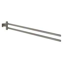 Grohe Essentials Cube New Antrasit Fırçalanmış İkili Havluluk görsel 1