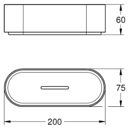 Grohe Selection Krom Etajer 41037000 görsel 2