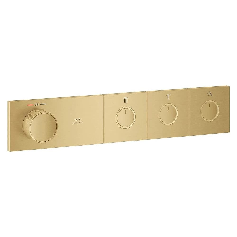 Grohe Grohtherm Aqua Tiles Altın Fırçalanmış Termostatik Batarya