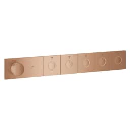 Grohe Grohtherm Aqua Tiles Bronz Fırçalanmış Termostatik Batarya 106868DL00 görsel 1