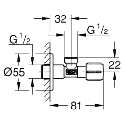 Grohe Altın Fırçalanmış Ara Musluk görsel 2
