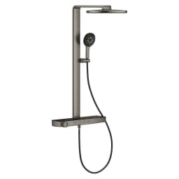 Grohe Rainshower Aqua Pure Antrasit Fırçalanmış Duş Sistemi 100964AL00 görsel 1