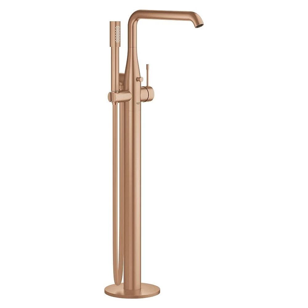 Grohe Essence New Bronz Fırçalanmış Yerden Küvet Bataryası