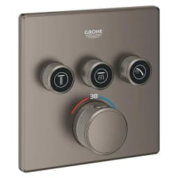 Grohe Grohtherm SmartControl Antrasit Termostatik Batarya görsel 1